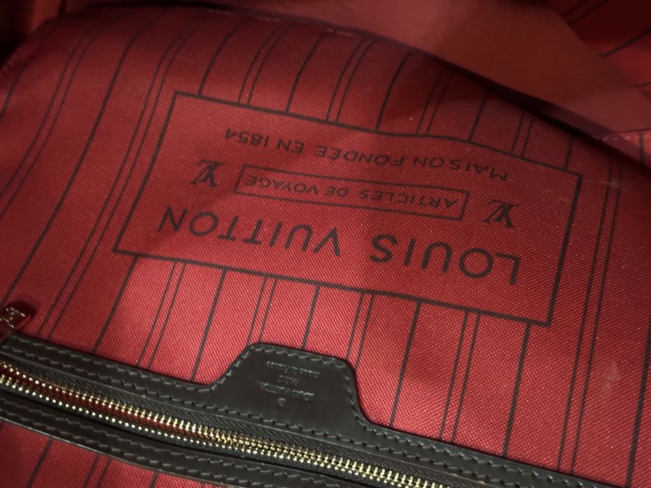 Дамска чанта Louis Vuitton Neverfull MM / Damier Ebene