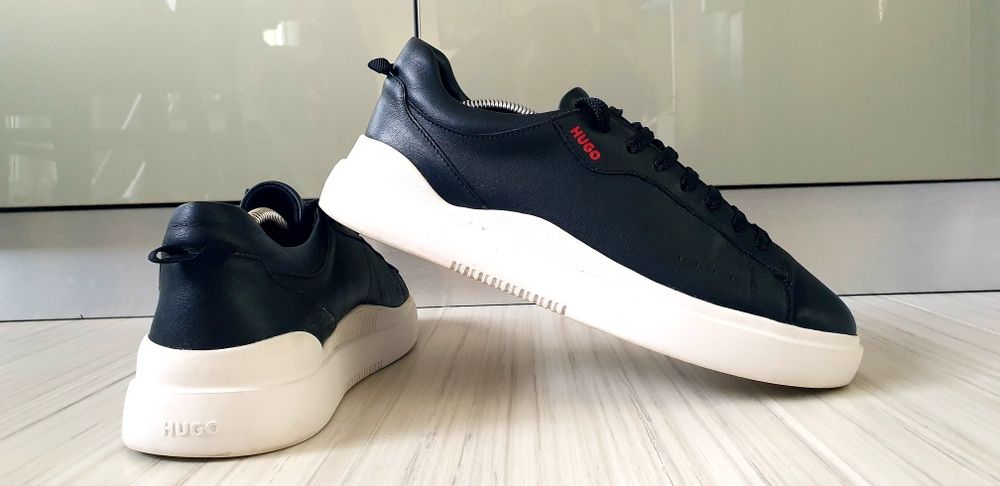 Hugo Boss HUGO Leather 42/26 .5 - 27 см ОРИГИНАЛ Мъжки кец от ест кожа