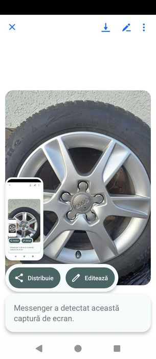 Vând genți audi fără cauciucuri