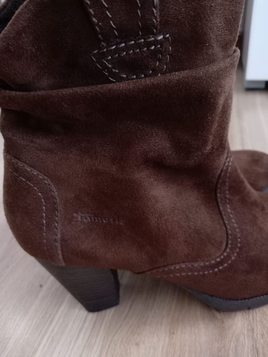 Botine damă piele întoarsă