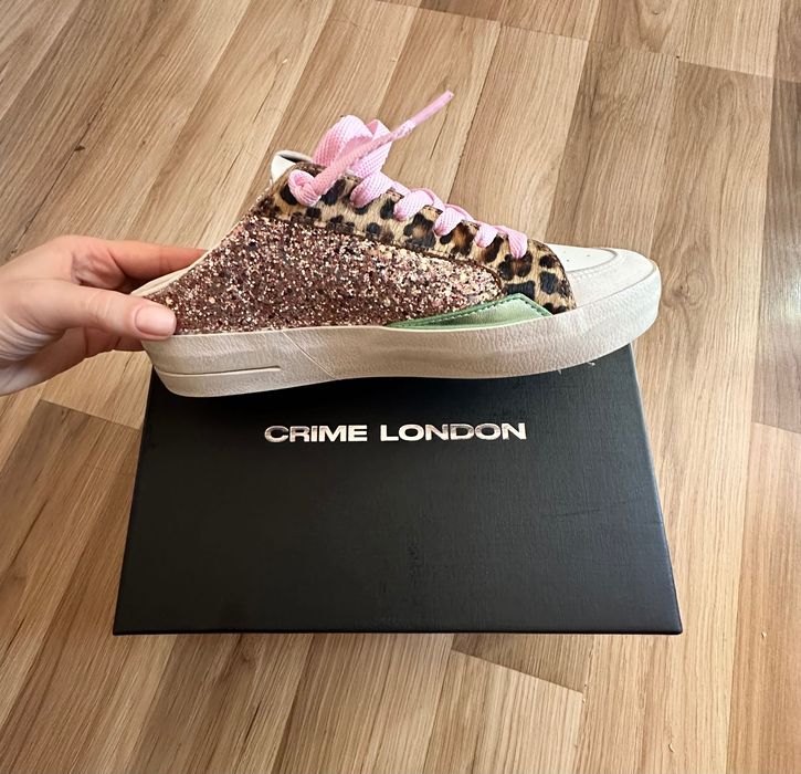 Tenesi decupati comozi Crime London, piele, 37