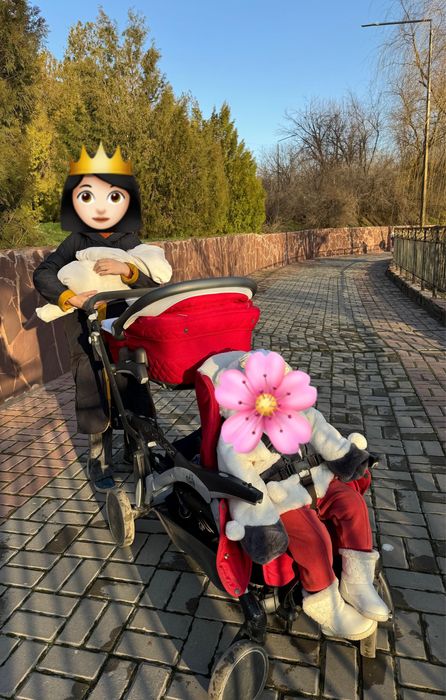 Коляска для двойни (близняшек)