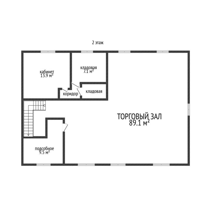 Отдельно стоящее здание в центре города