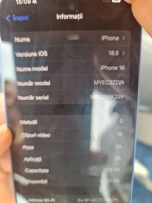 Iphone 16 128 GB