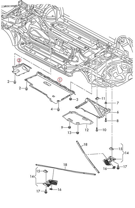 Кора под двигател скорости купе AUDI A6 C7 2010г – 2018г
