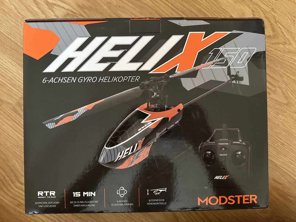 MODSTER HeliX 150 Hélicoptère électrique flybarless RTF