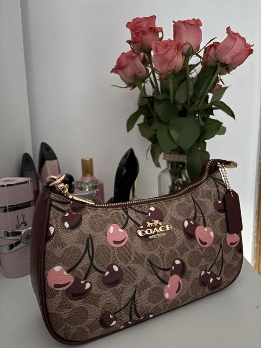 Geanta coach cherry