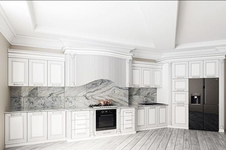 Мебел на заказ  Кухня двери мдф перехошка  шкаф-стеновой