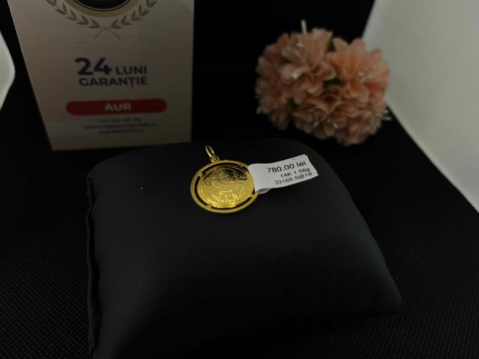 Pandantiv Aur 14k 1.56g (AG16 Moldova b33169.5)-Garantie 2 ani!