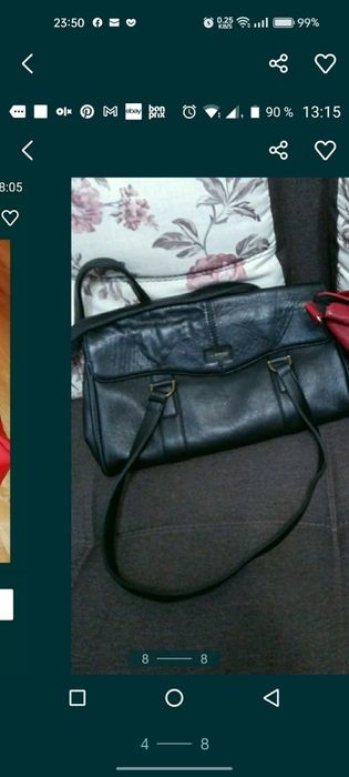 Genti material textil și piele naturala