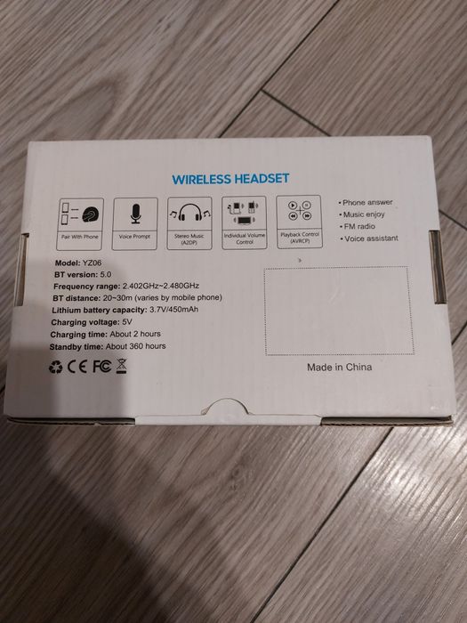 Bluetooth/Wireless Motociclete YZ06