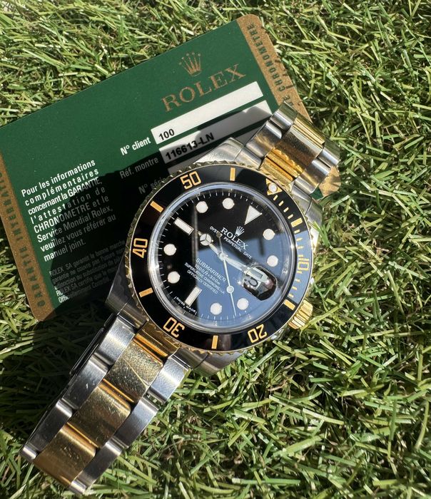 Rolex Submariner 116613LN Стомана и Злато с кутия и документи
