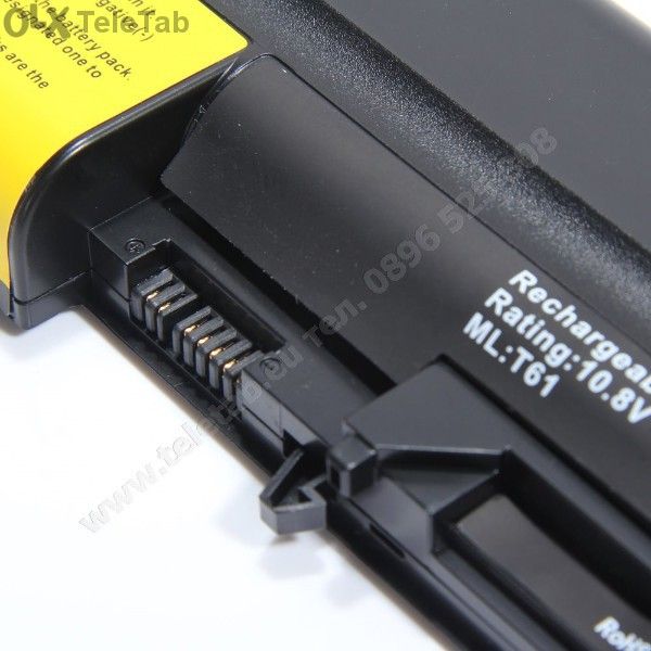 Батерия 4400mah за лаптоп Ibm / Lenovo T61 T61p T400 R61 R400 и др. -