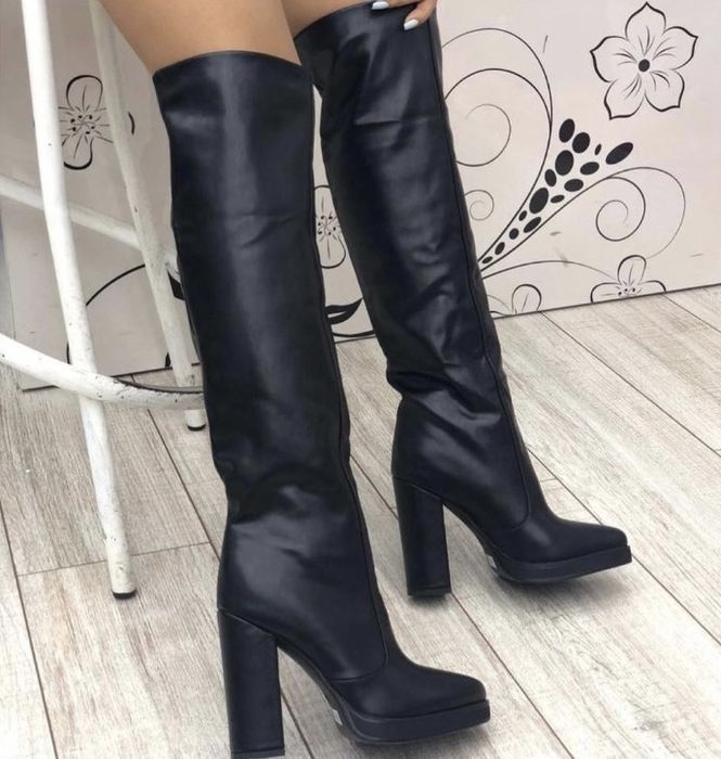 Сапоги зимние ,европейка . 35 размер