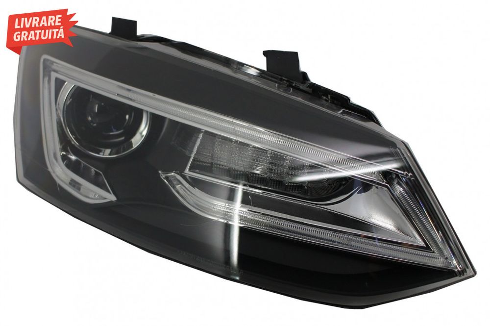 Faruri LED XENON HID VW Polo 6R / 6C / 61 (2011-2017) Devil Eye Look