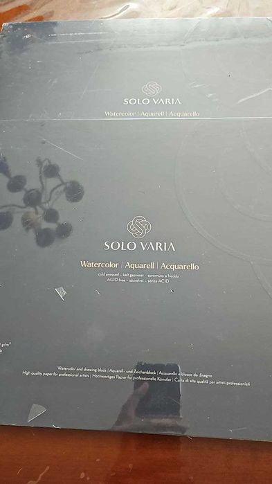 Акварелна хартия за рисуване Solo Varia® A3, изработена от 100% памук