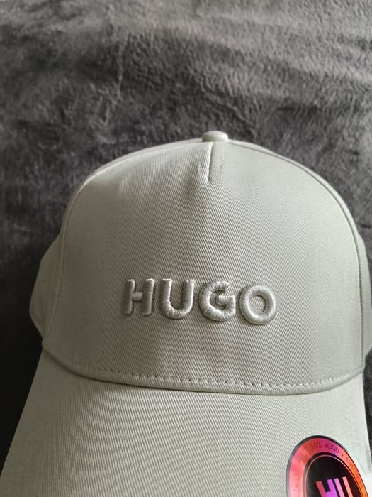 HUGO Jude șapcă unisex verde deschis cu logo brodat mărime OS noua originala