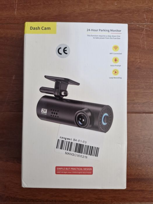 Camera auto DVR, detectare miscare 170°, Full HD 1080P, inregistrare in bucla, Wi-Fi, NOUA