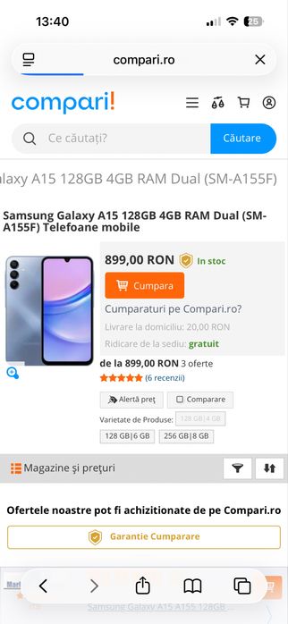 Samsung Galaxy A 15 IMPECABIL