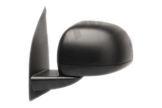 Oglinda exterioara Fiat Panda 169, 09.2003-12.2012, partea Stanga, culoare sticla crom, sticla convexa, carcasa neagra, ajustare electrica, 735531726