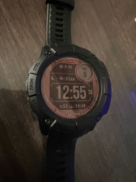 Смарт-часы Garmin Instinct 2X Solar Tactical Edition, Black