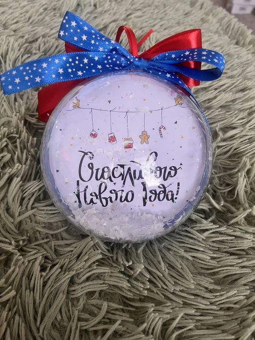 Елочные шары с фото