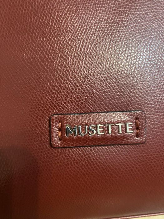 Geanta Musette piele naturala
