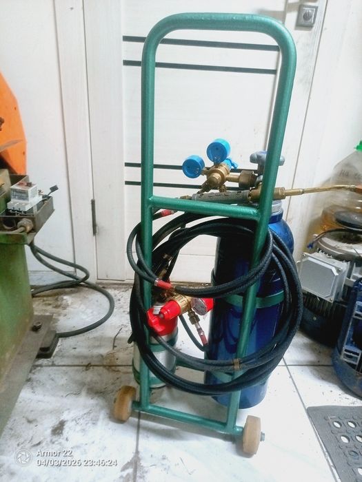 Газосварочный пост на тележке