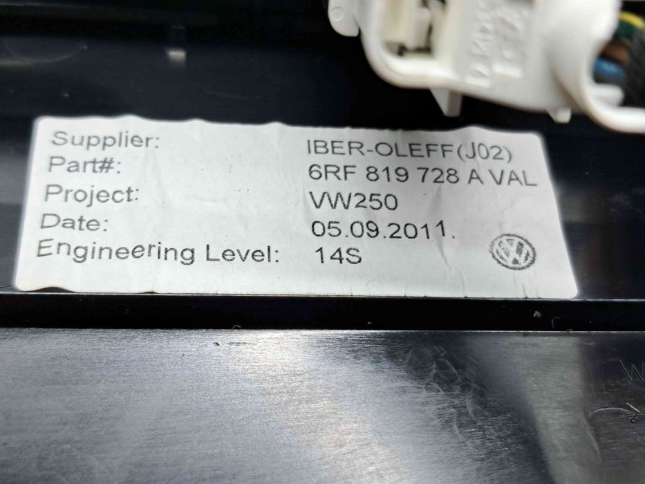 Grila aerisire centrala Volkswagen Polo (6R) [Fabr 2009-2016] 6RF8197