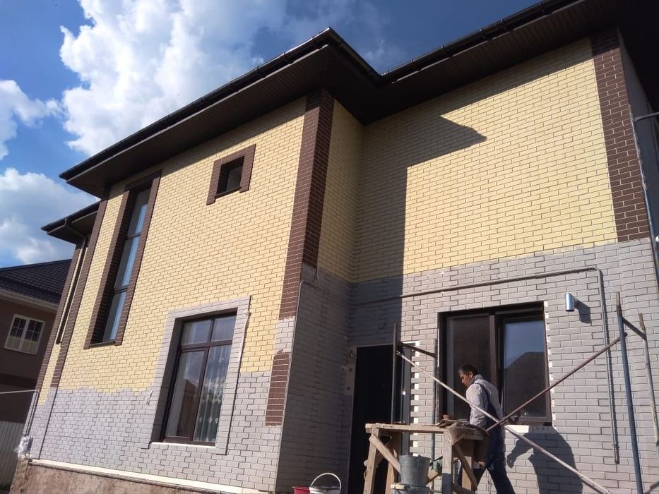 Фасадные панели и декор кирпич