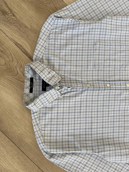 Camasa GANT Hill Twill Carouri Maneca Lunga Barbati | Marime XXL