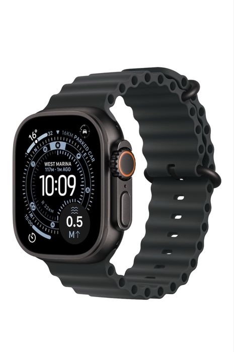 Apple Watch Ultra 2, 100% baterie, 49 mm, GPS+Cellular, Black Titanium, ocean black band