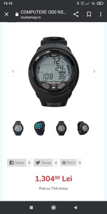 Ceas scuba AQUA LUNG I300