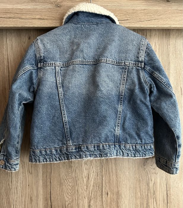 ZARA плътно дънково яке за момиченце размер 122