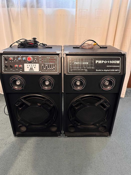 Boxe Active Profesionale Klausstech Bluetooth, Usb, Sd, Card, Radio