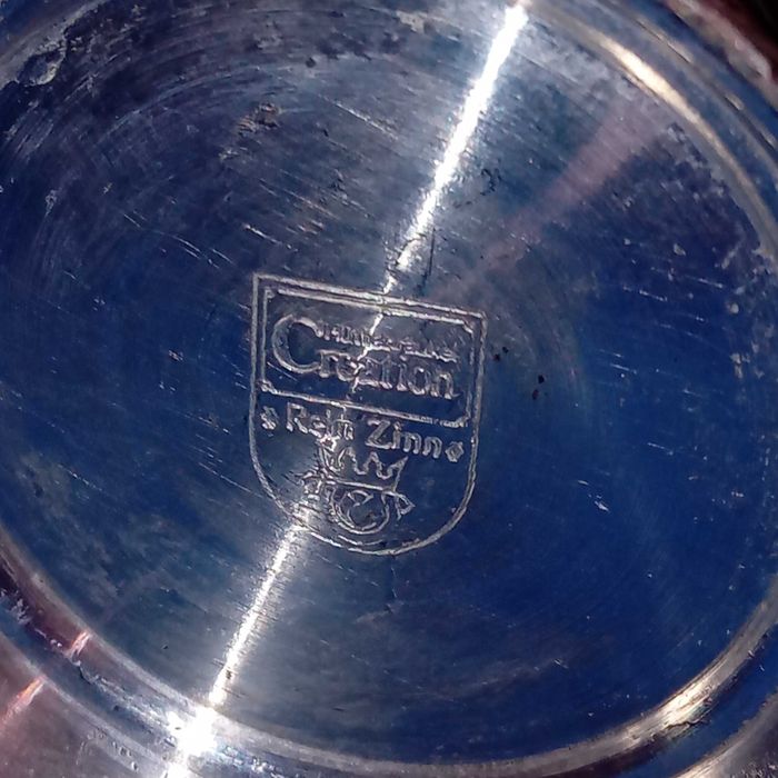 Чаши, Халби от калай