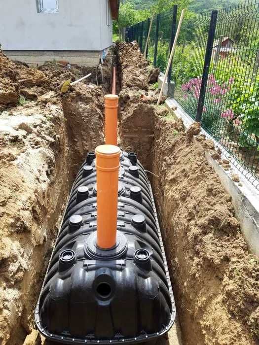 Fose septice ecologice cu montaj Covasna 1500l-2000l-2500l