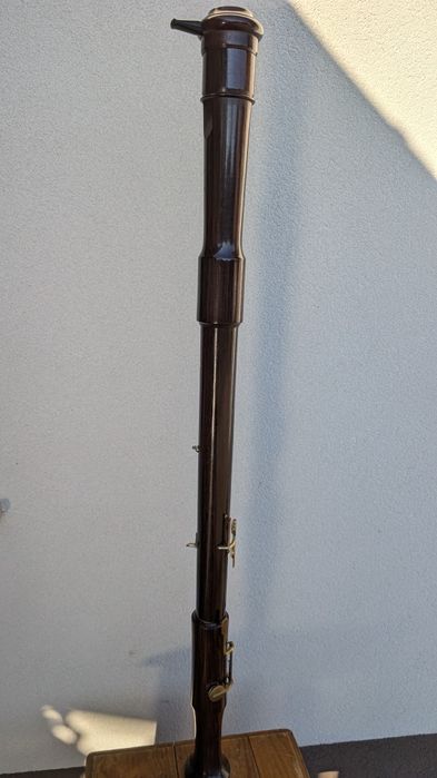 Flaut/fluier bas vintage din lemn -Klingson (Karl  Hammerschidt)