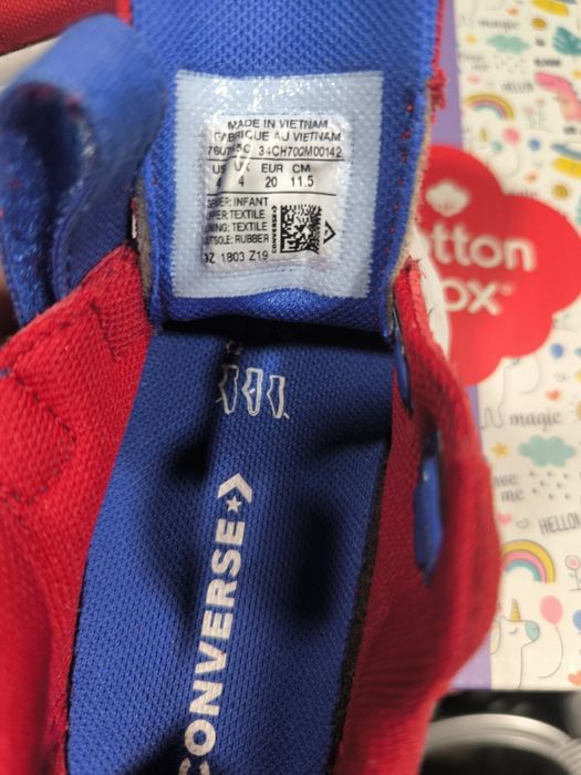 Маркови обувки за момиче 19-21 номер - Geox, Converse, Kickers, Apawwa