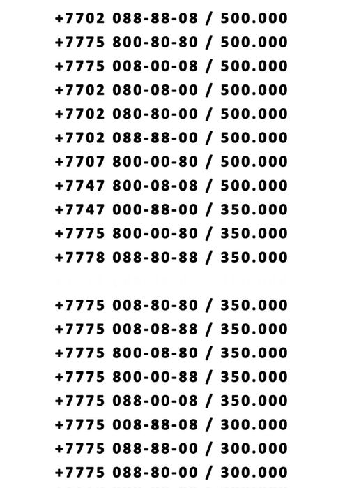 VIP Красивые Номера