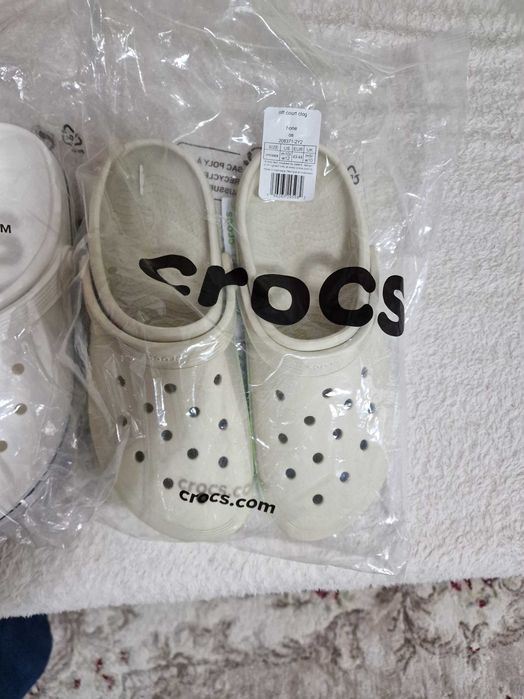 Crocs | Saboti Barbati | Crocband Of Court Clog | Alb, Bej | 43-44 EU