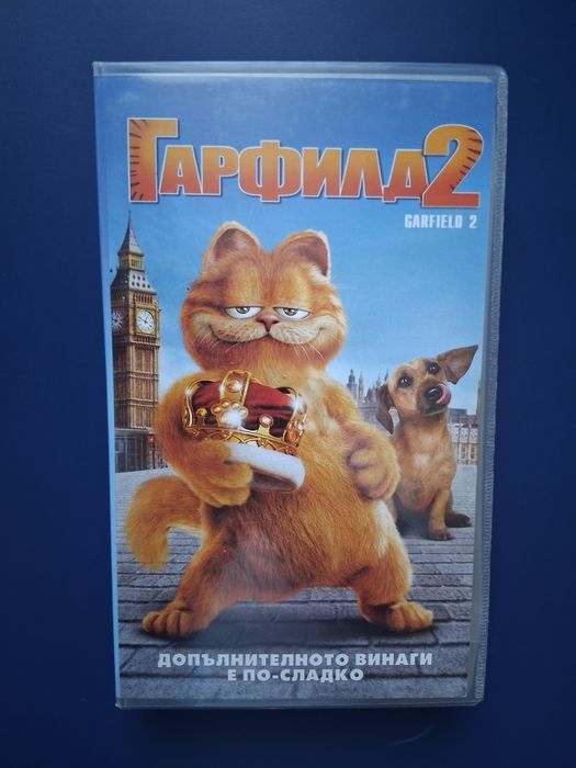 Видеокасета VHS  Гарфилд 2