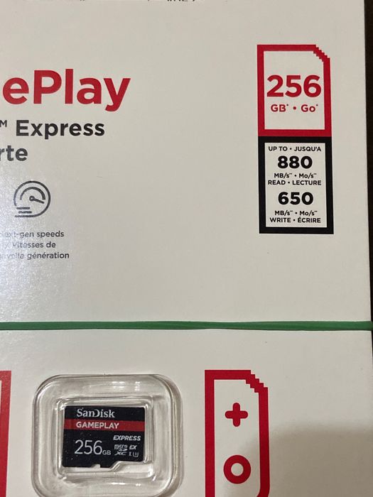 Sandisk pentru Nintendo Switch 256 Gb