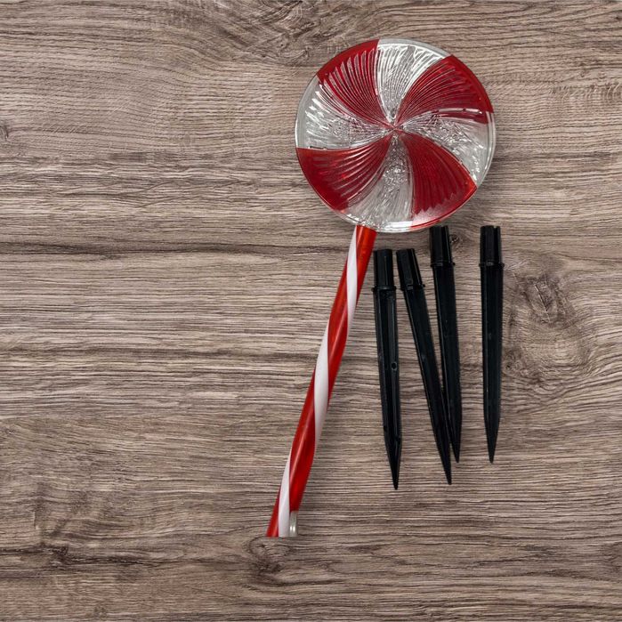 Set 4 decoratiuni luminose Craciun, transport gratuit