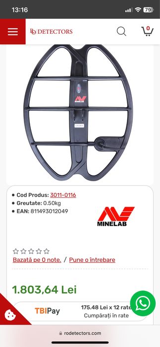 Bobina Minelab CTX 3030