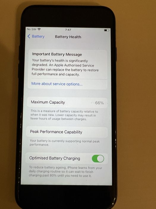 Iphone 7 jet black 128 gb