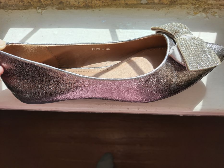 Балетки новые 38  размер.