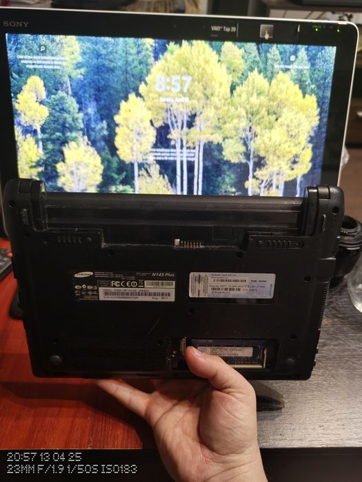 Notebook samsung 10 inc 2 gb ram/320 gb