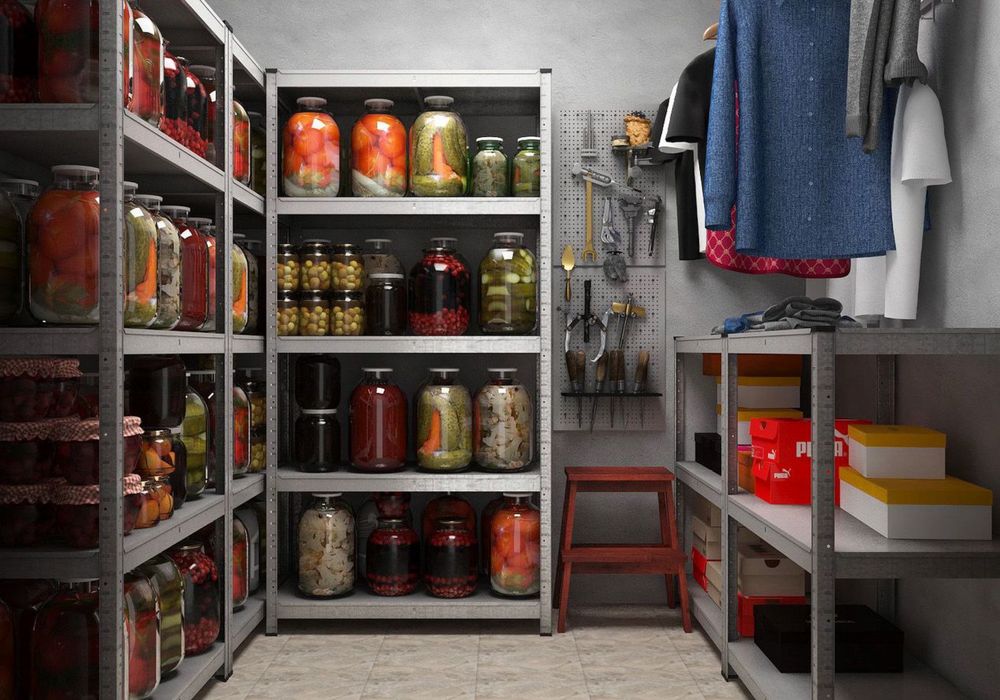 Металлические стеллажи для вашего дома, Стеллажи для банок, Складские