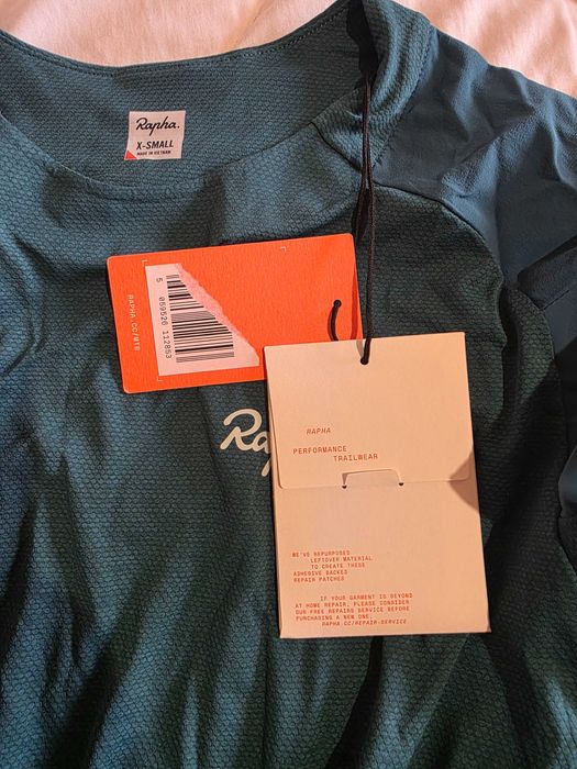 Нов Rapha Men's Trail Technical Windblock Мъжко Джърси Колоездене S